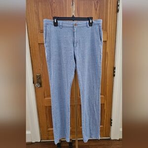 Vineyard Vines Micro Plaid Flat Front Pants Size 34 x 34